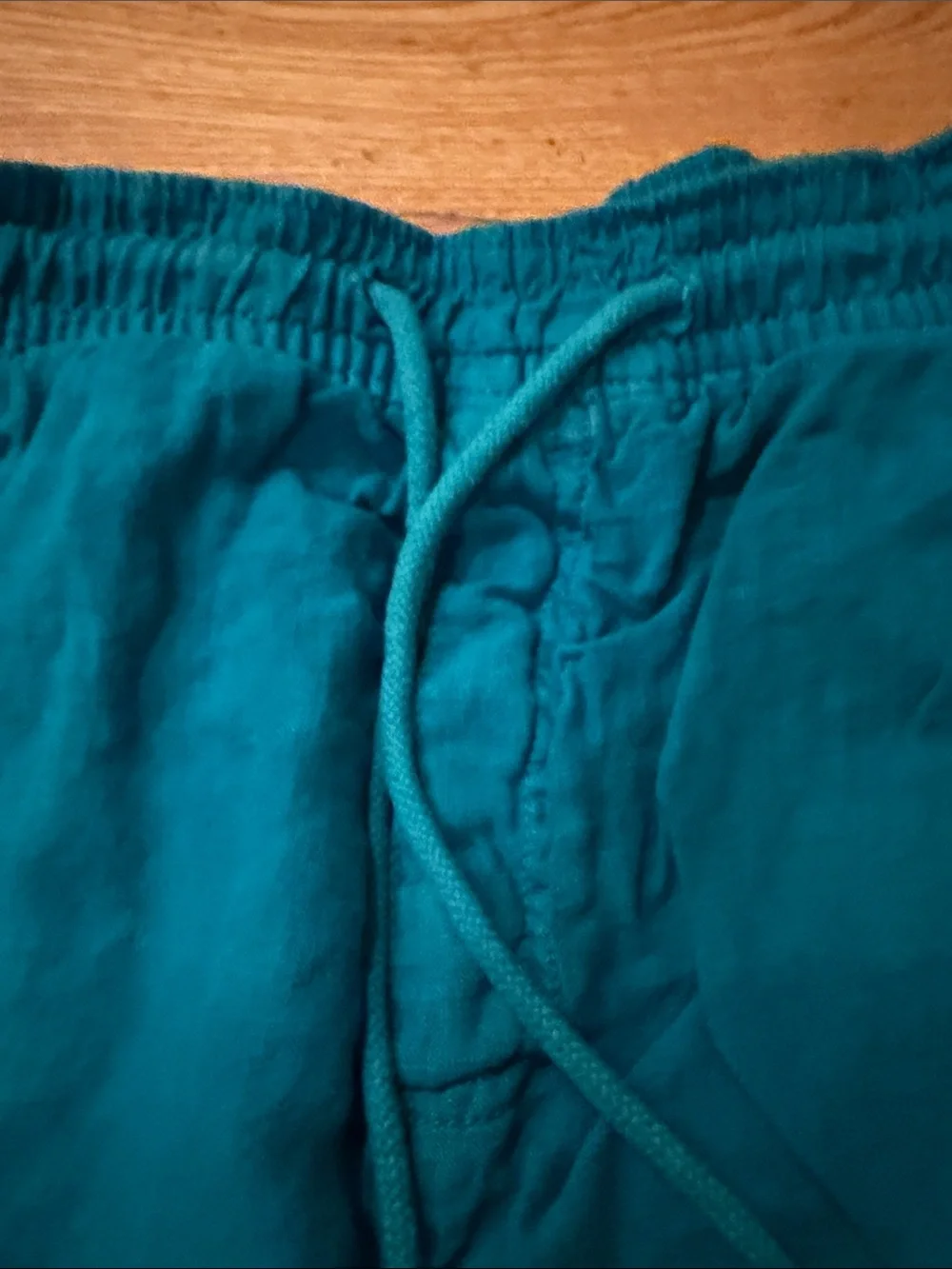 Vilebrequin Teal Men's Cargo Shorts with Elastic Waist